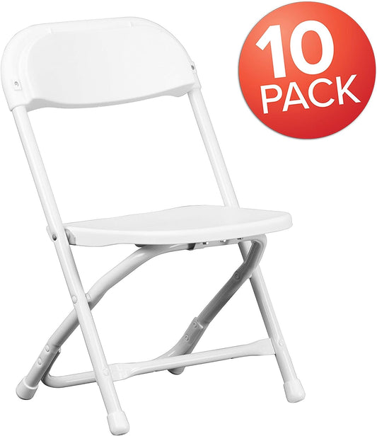 Kids Plastic Folding Chairs (Pack of 10)