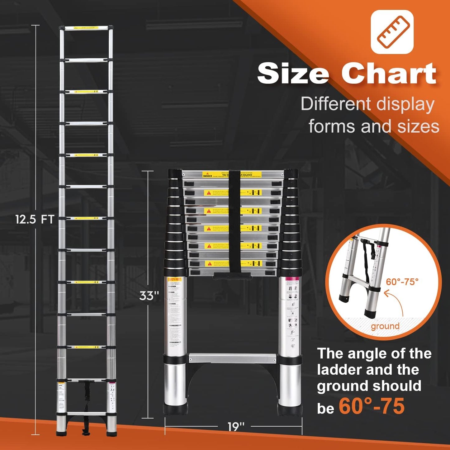 12FT Expanding Ladder