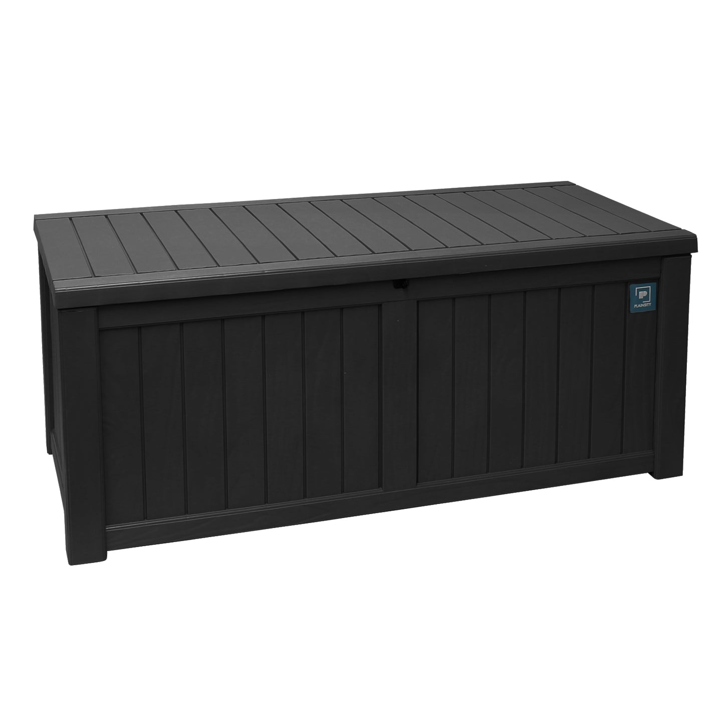 120 Gallon Outdoor Storage Deck Box Black