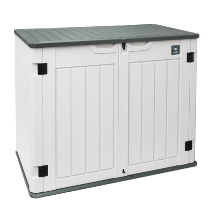 35 cu ft Outdoor Resin Storage Shed White