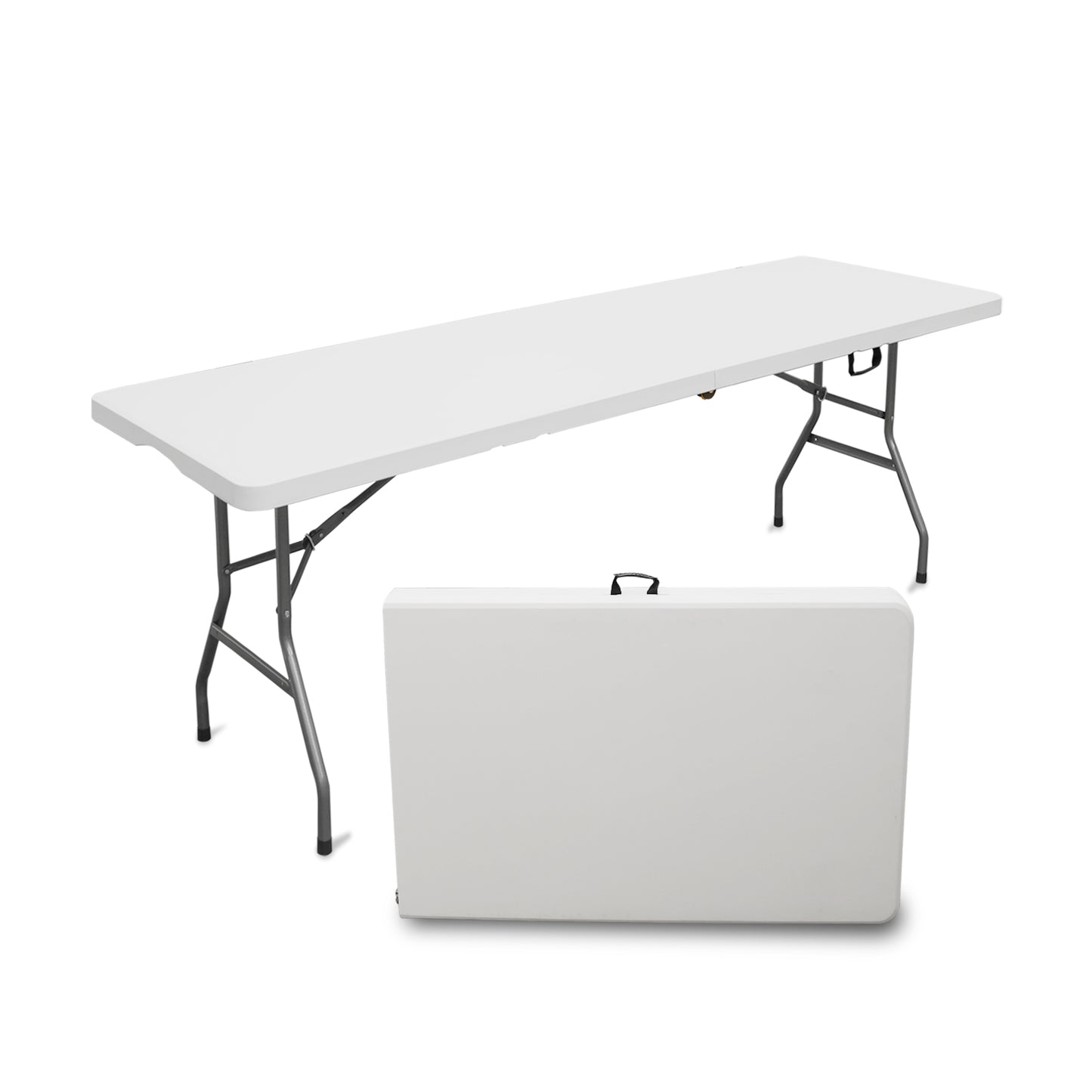 6 Foot Rectangular Folding Table White