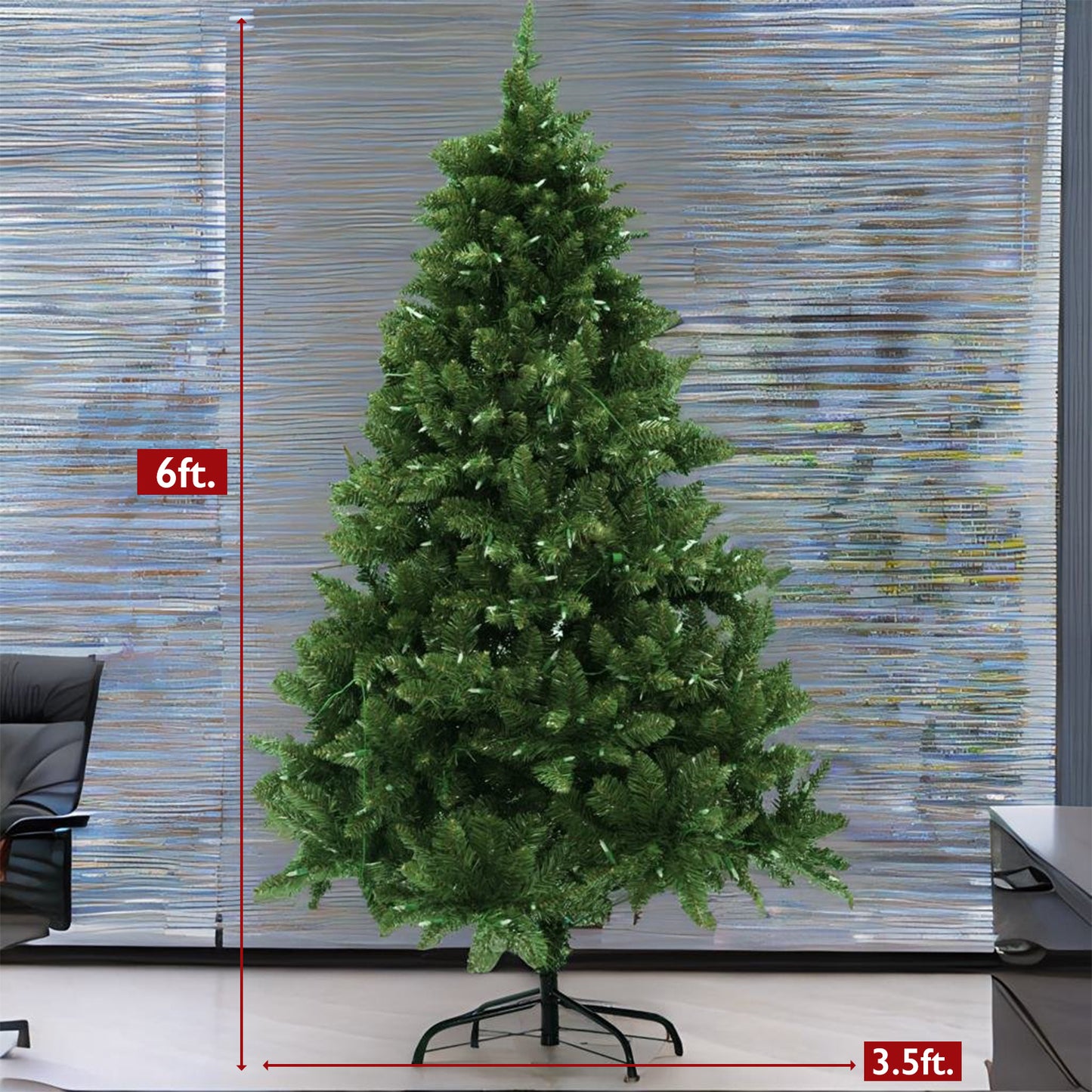 6 Foot Christmas Tree Warm White