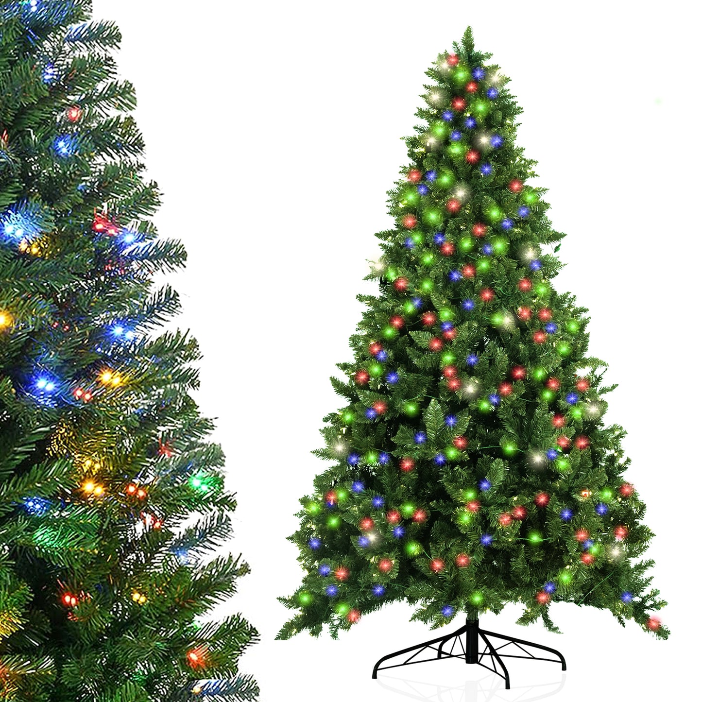 8 Foot Christmas Tree Multicolor